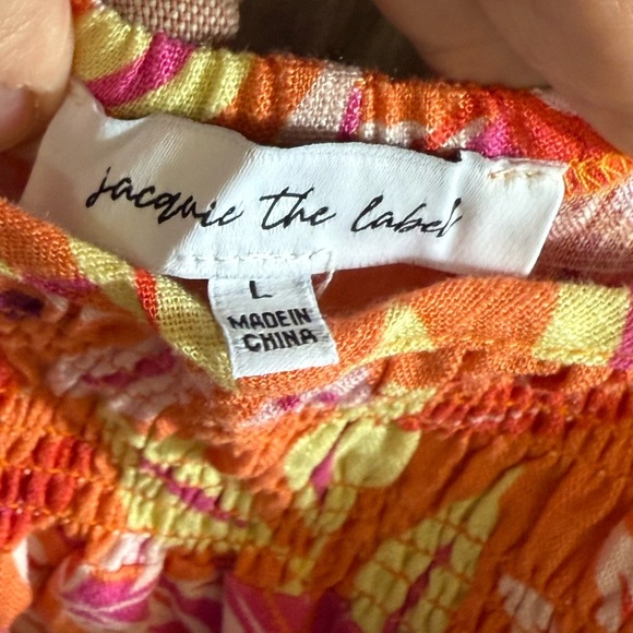 Jacquie The Label • Linen Blend Floral Maxi Dress - Picture 3 of 11